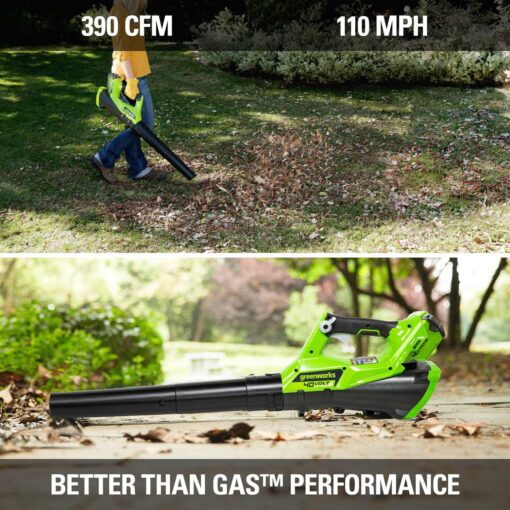 Greenworks 40V Cordless String Trimmer And Leaf Blower Combo Kit - Image 2