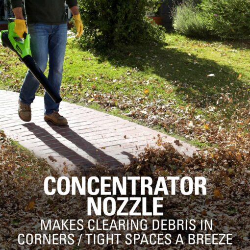 Greenworks 40V Cordless String Trimmer And Leaf Blower Combo Kit - Image 3