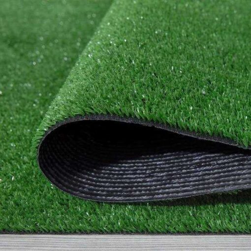 Ottomanson Waterproof Solid Grass Indoor/Outdoor Artificial Grass Rug - Image 3