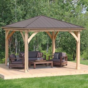 Yardistry Rain Gutter Kit for the 12 x Meridian Gazebo