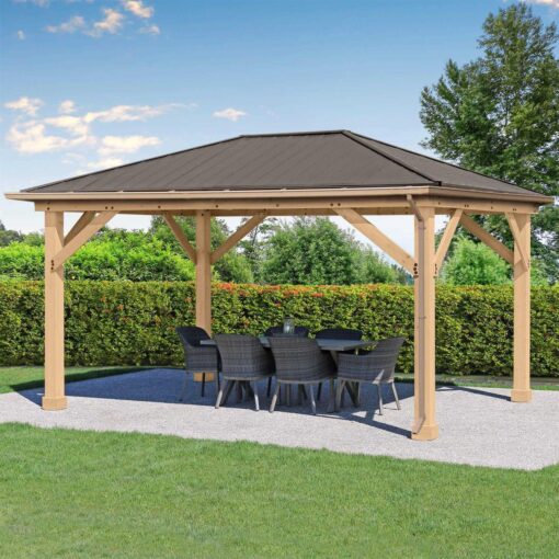 Yardistry Rain Gutter Kit for the 12 x Meridian Gazebo - Image 2