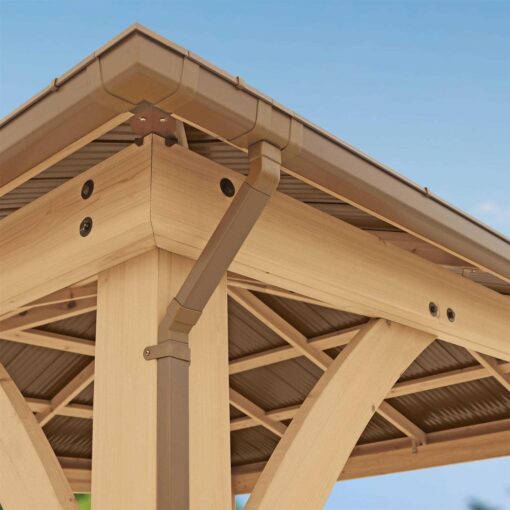 Yardistry Rain Gutter Kit for the 12 x Meridian Gazebo - Image 3