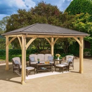 Yardistry Rain Gutter Kit for the 12 x Meridian Gazebo
