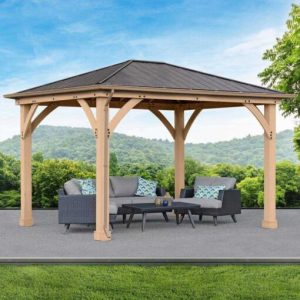 Yardistry Rain Gutter Kit for the 12 x Meridian Gazebo