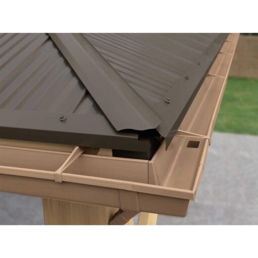 Yardistry Rain Gutter Kit for the 12 x Meridian Gazebo - Image 4