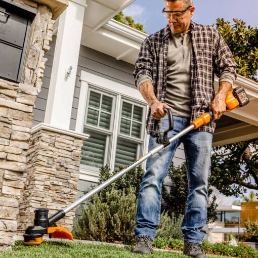 Worx 20' Push Mower 13' String Trimmer - Image 2