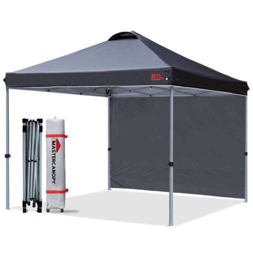 Mastercanopy Durable Ez Pop-up Canopy Tent with Roller Bag