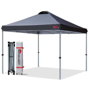 Mastercanopy Durable Ez Pop-up Canopy Tent with Roller Bag