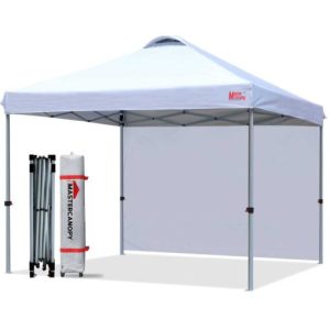 Mastercanopy Durable Ez Pop-up Canopy Tent with Roller Bag