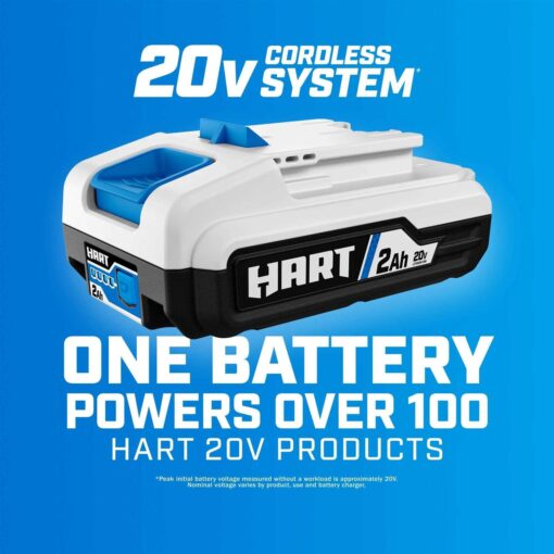 Hart 20-Volt 90 MPH at 250 CFM Battery-Powered Axial Blower Kit - Image 2