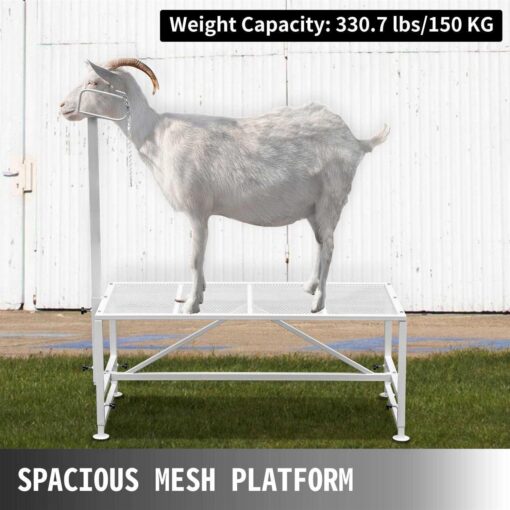 VEVOR Livestock Stand Trimming Stand 51×23 inches Livestock Trimming Stands for Goats YYZJJSCDLZ - Image 4