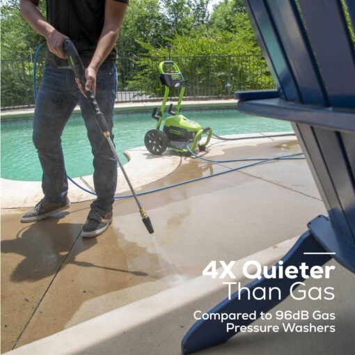 Greenworks Pro 2300 PSI 1.2-GPM Cold Water Electric Pressure Washer GPW2301 - Image 4