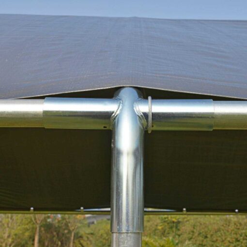 Outsunny 10’x20' Carport Heavy Duty Galvanized Car Canopy with Included Anchor Kit - Image 3