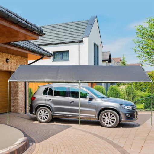 Outsunny 10’x20' Carport Heavy Duty Galvanized Car Canopy with Included Anchor Kit - Image 2