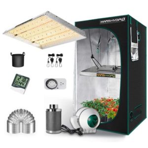 Mars Hydro TSW 2000 LED Grow Light + 4’X4' Indoor Complete Grow Tent Kits