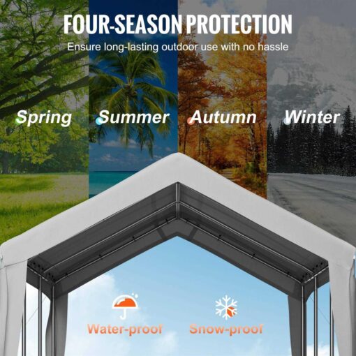 10 Ft. W x 20 Ft. D Canopy VEVOR Canopy - Image 3