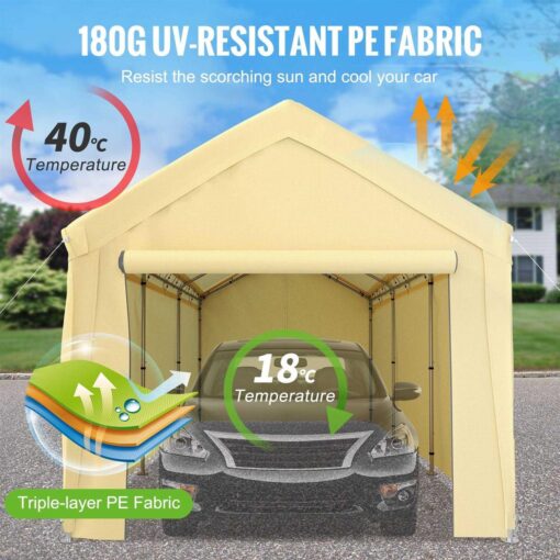 10 Ft. W x 20 Ft. D Canopy VEVOR Canopy - Image 4