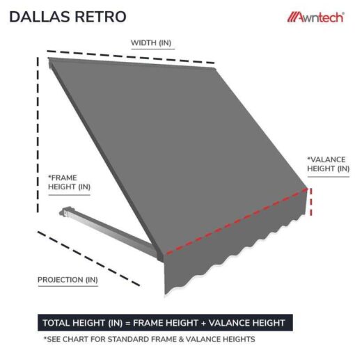 Slope Window Awning Awntech Color - Image 4