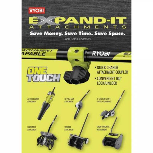 RYOBI 18 in. 10 Amp Attachment Capable Electric String Trimmer - Image 3