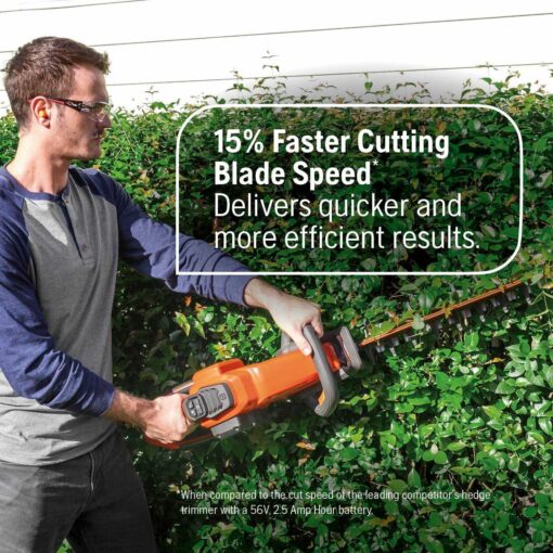 Husqvarna Hedge Master 320iHD60 40-volt 24-in Battery Hedge Trimmer - Image 5
