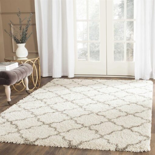 Safavieh Hudson Shag Ivory Rug - Image 2