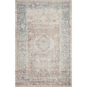 Chris Loves Julia x Loloi Jules JUL-07 Natural Ocean Area Rug