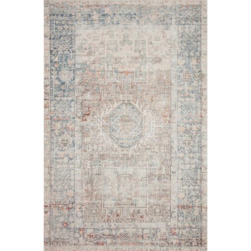 Chris Loves Julia x Loloi Jules JUL-07 Natural Ocean Area Rug