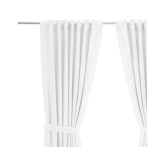 Ikea Ritva White Tie-Backs