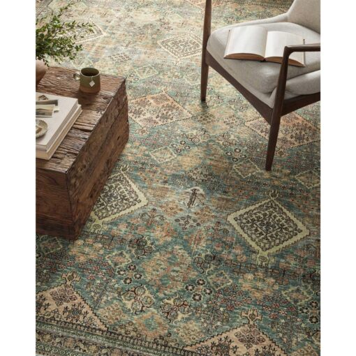 Magnolia Home by Joanna Gaines x Loloi Natural/Sage Sinclair SIN-04 Area Rug - Image 2