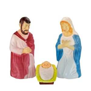 National Tree Company 3-pc. Vintage Styled Blow Mold Nativity