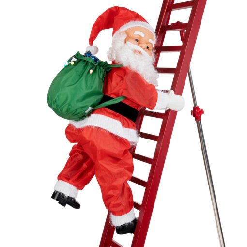 Mr. Christmas Outdoor Climbing Santa
