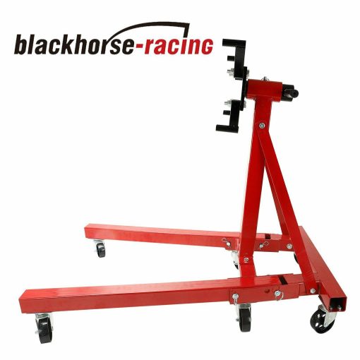 Engine Stand Folding Motor Hoist Dolly Mover Auto Repair Rebuild Jack 2000 LB - Image 3