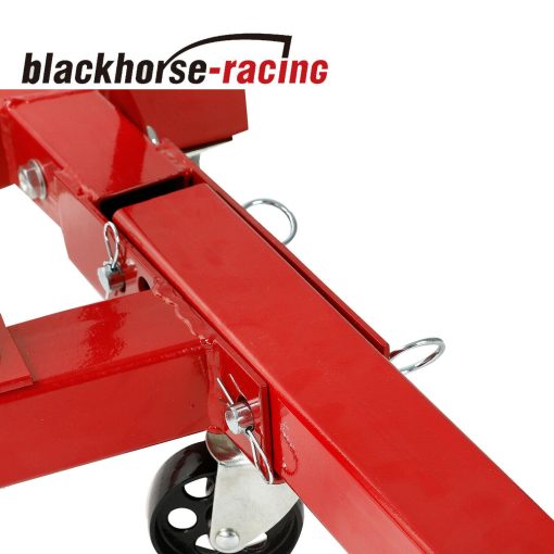 Engine Stand Folding Motor Hoist Dolly Mover Auto Repair Rebuild Jack 2000 LB - Image 6
