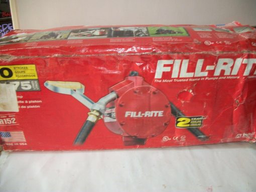Tuthill FILL-RITE Piston Hand Pump 100 Strokes 20 Gallon FR152 New in box NIB B - Image 6