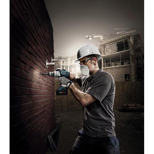 Factory Reconditioned Bosch 18V Lithium-Ion Brute Tough 1/2 in. Cordless Hammer Drill Driver Kit with (2) FatPack HC Batteries - HDH181-01-RT - Image 4