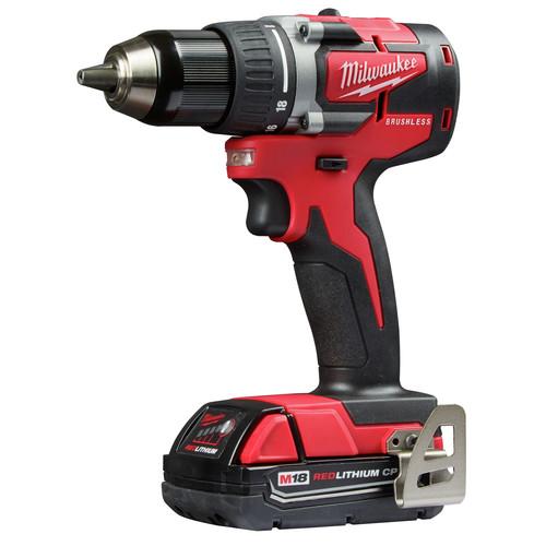 Milwaukee 2801-22CT M18 Lithium-Ion Compact Brushless 1/2 in. Cordless Drill Driver Kit (2 Ah) - Image 3