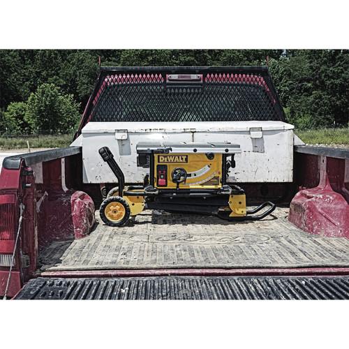 DEWALT 10 in. 15 Amp Site-Pro Compact Jobsite Table Saw with Rolling Stand - DWE7491RS - Image 10