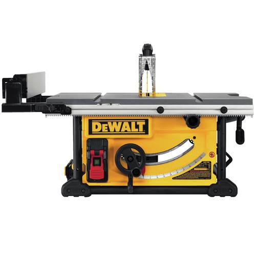 DEWALT 10 in. 15 Amp Site-Pro Compact Jobsite Table Saw with Rolling Stand - DWE7491RS - Image 12