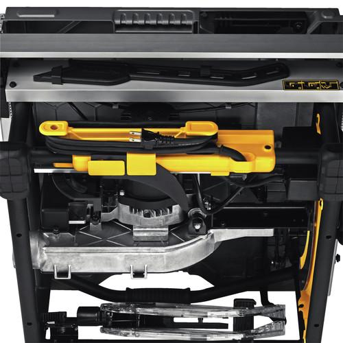 DEWALT 10 in. 15 Amp Site-Pro Compact Jobsite Table Saw with Rolling Stand - DWE7491RS - Image 18
