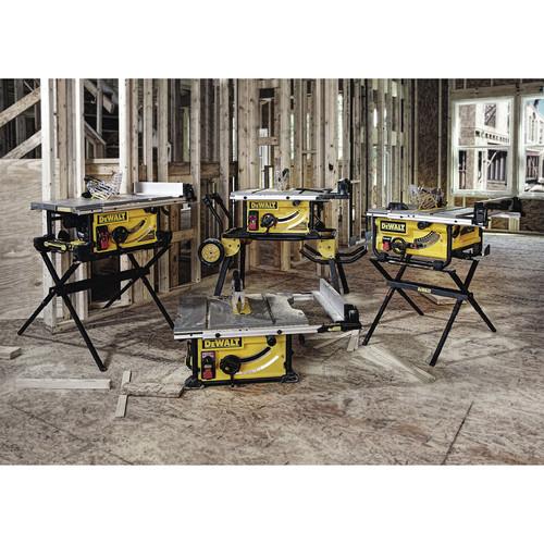 DEWALT 10 in. 15 Amp Site-Pro Compact Jobsite Table Saw with Rolling Stand - DWE7491RS - Image 19