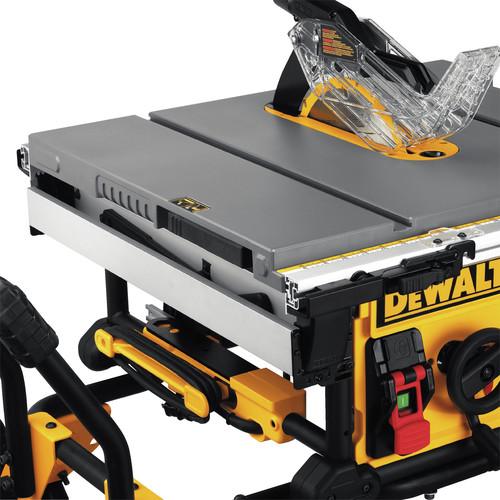 DEWALT 10 in. 15 Amp Site-Pro Compact Jobsite Table Saw with Rolling Stand - DWE7491RS - Image 21