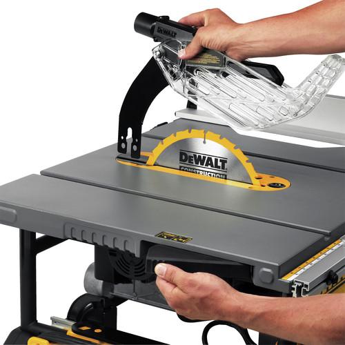 DEWALT 10 in. 15 Amp Site-Pro Compact Jobsite Table Saw with Rolling Stand - DWE7491RS - Image 23