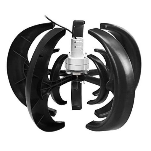 8000W Vertical Axis Wind Turbines,Generator Lantern 10 Blades Motor Kit Windmill Energy Charge Turbines for Home Camping,12v - Image 2