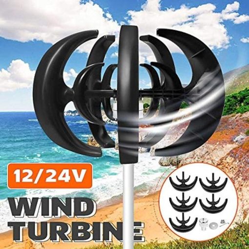 8000W Vertical Axis Wind Turbines,Generator Lantern 10 Blades Motor Kit Windmill Energy Charge Turbines for Home Camping,12v - Image 4