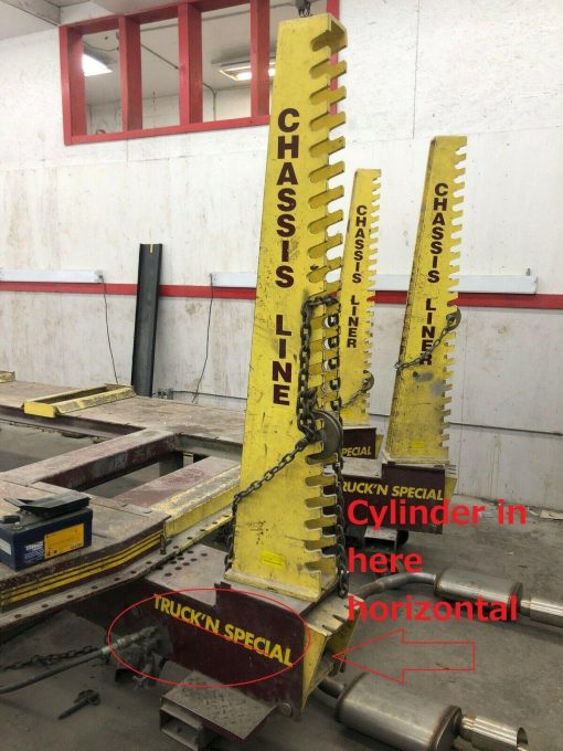 CHASSIS LINER TRUCKING REVOLUTION HYDRAULIC TOWER CYLINDER 10 TON 1O IN STROKE - Image 2