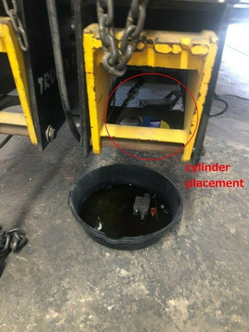 CHASSIS LINER TRUCKING REVOLUTION HYDRAULIC TOWER CYLINDER 10 TON 1O IN STROKE - Image 3