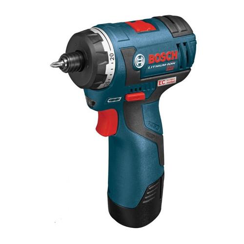 Bosch 12V Max Lithium-Ion EC Brushless 2-Speed 1/4 in. Cordless Pocket Driver Kit (2 Ah) - PS22-02 - Image 2