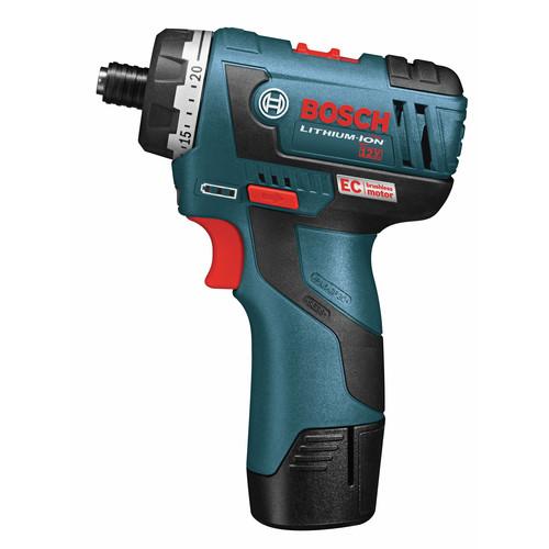 Bosch 12V Max Lithium-Ion EC Brushless 2-Speed 1/4 in. Cordless Pocket Driver Kit (2 Ah) - PS22-02 - Image 4