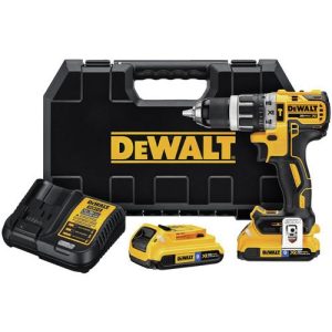 Factory Reconditioned DEWALT 20V MAX XR Lithium-Ion Brushless Compact 2-Speed 1/2 in. Cordless Hammer Drill Kit with (2) 2 Ah Bluetooth Batteries - DCD796D2BTR