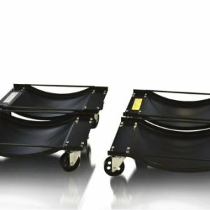 4-Piece Set of 1/2-ton 1000lbs Each Rolling Vehicle Auto Car Tire Dolly Wheel